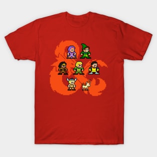 8-bit Dungeons & Dragons T-Shirt